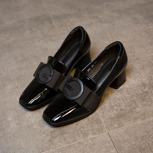Elegant women chunky low heel - elegant,
