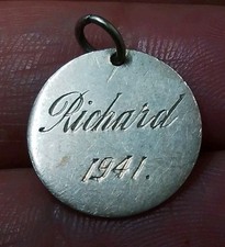 1941 Engraved Silver Love