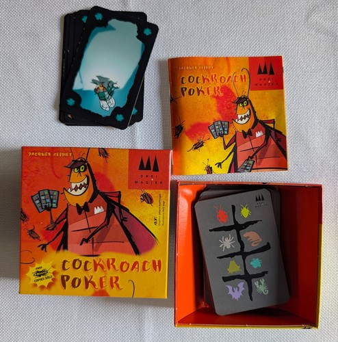 Cockroach poker board - game, |