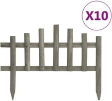 10 Garden Fence Panels Lawn