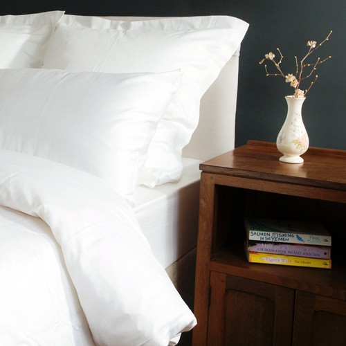 400tc cotton fitted sheet - fitted,