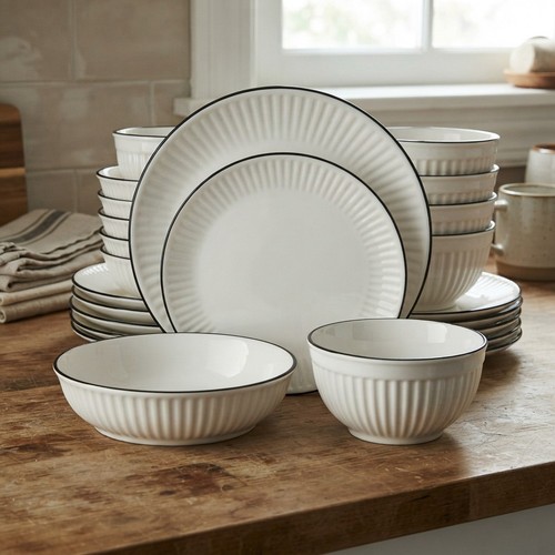 Leila piece porcelain - leila, 24-piece