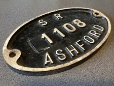 Original Railway Wagon Plate ~