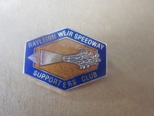 speedway badge RAYLEIGH  SPEEDWAYH  SUPPORTERS  CLUB  RE-ISSUE  2002