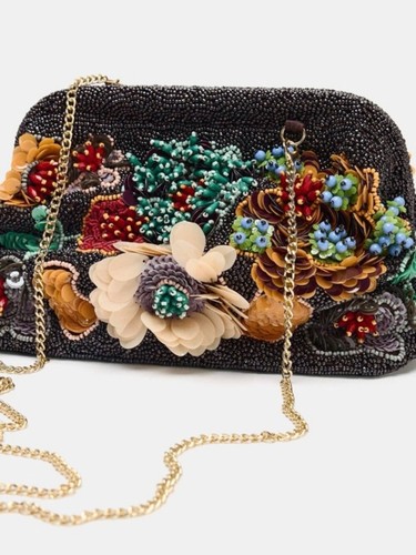 Zara women floral beaded - women,