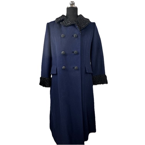 Vtg wool coat - wool, curly