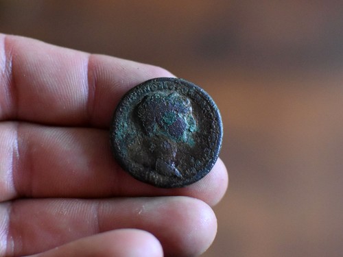 Ancient roman coin - roman,