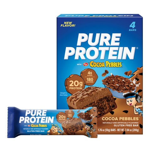 Pure protein cocoa pebbles - protein,