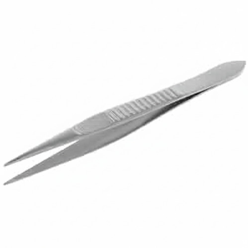 Tweezers thin tipped stainless - thin,