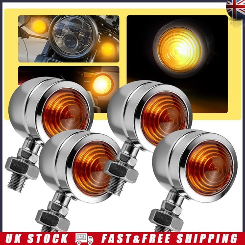 Motorcycle chrome blinker - 4x,