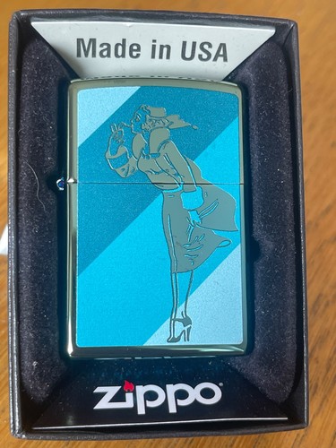 Windy girl zippo lighter - , new
