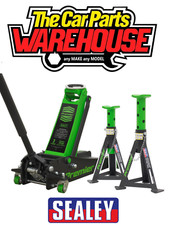Sealey PREMIER 3040AG & AS3G 3 tonne ROCKET LIFT Trolley Jack & Axle Stands