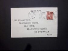 GB Stationery STO 1960 QEII 2d brown Postcard CHESHAM & AMERSHAM m/c H&B CS147