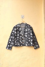 Indian Black Floral Printed