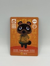 203 Tom Nook - Series 3 Animal Crossing Amiibo Card Unscanned And Genuine