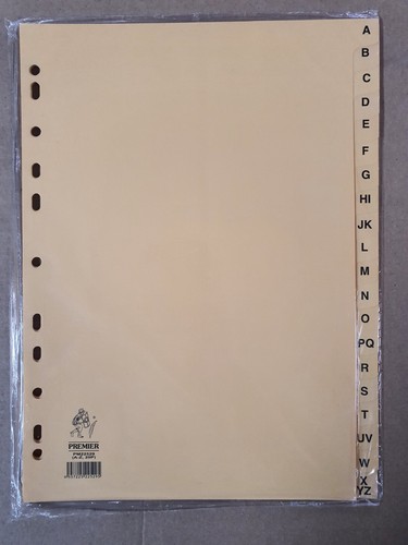 Index dividers abc - index,