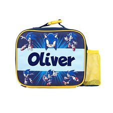 Sonic The Hedgehog Personalised Kids Lunch Bag - Insulated School Lunch Bag