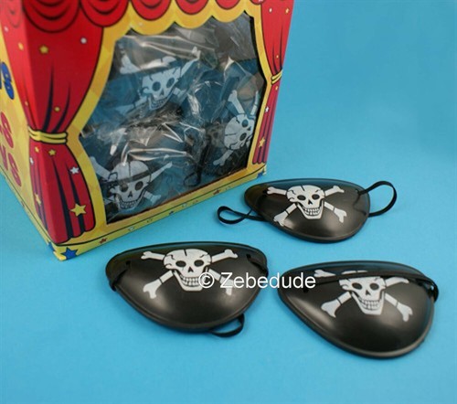 Pirate eye patches - 6,