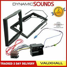 Vauxhall Corsa D Car Stereo Double Din Fascia Panel & Fitting Kit Piano Black