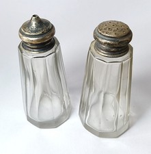 Antique sterling silver topped