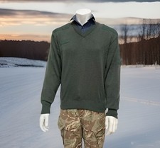 Dutch Army - Olive Green V-Neck Jumper