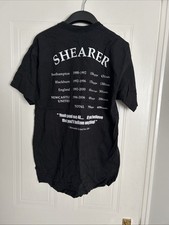 VINTAGE NEWCASTLE UNITED ALAN SHEARER T-SHIRT 2006 - SIZE(L) - NEW/OLD STOCK