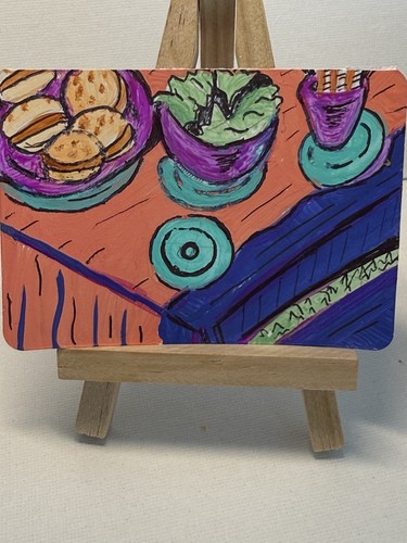 Aceo original art card - aceo,