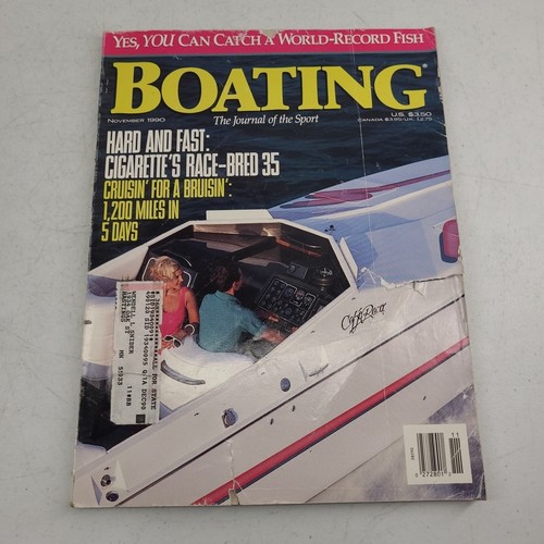 Boating magazine november 1990 - boating,