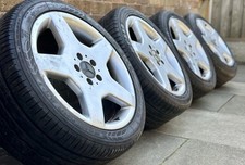 GENUINE MERCEDES 18” AMG MONOBLOCK ALLOY WHEELS & TYRES A2204013602