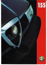 Alfa Romeo 155 Wide Body 1995-1996 UK Market Foldout Brochure 2.5 V6 2.0 1.8 TS
