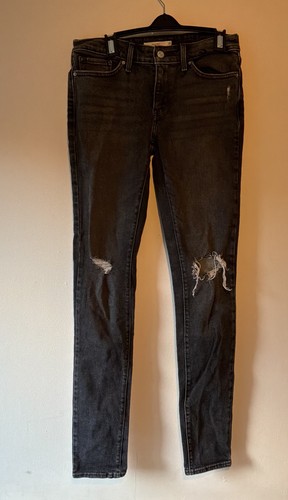 Levis 711 dark grey skinny - levis,