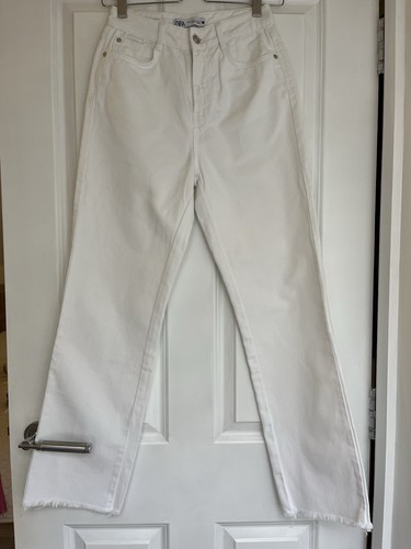 Zara white denim cropped - zara,
