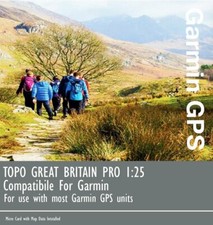 Great Britain PRO 1:25K compatibile for Garmin GPS handheld units