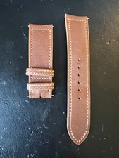 Genuine Jaeger Le-Coultre Brown Calf Skin Leather Strap Short 20mm/18mm