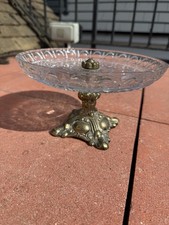 Vintage Pressed Clear Glass