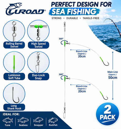 5pcs sea fishing - 5pcs, rigs
