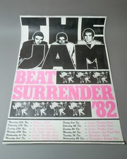 The Jam Original 1982 Beat Surrender Tour Poster