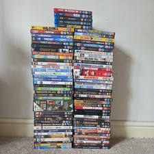 80+ Joblot Dvd's 6 Blu ray dvd mixed of comedy horror family adventure etc 