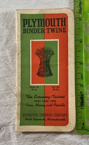 Vintage plymouth binder twine - vintage,