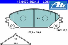 FRONT BRAKE PADS SET