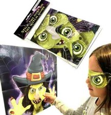 Halloween Party Game Stick The Nose On The Witch Party Favors Pin Games for Kids