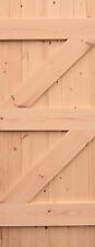 LEDGED AND BRACED TRADITIONAL WOODEN COTTAGE DOOR 'MINSTER'