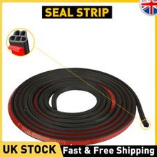 Universal 16Ft L-Shape Car Door Rubber Seal Strip Hollow Edge Guard Weatherstrip