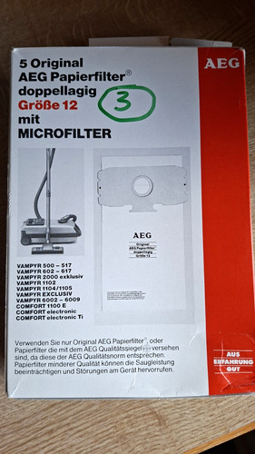 Aeg paper vacuum cleaner - vacuum,