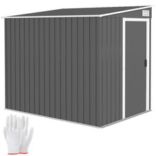 7 x 5ft Galvanised Metal Shed