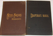 2 VTG BOOKS~1880 STEEL SQUARE