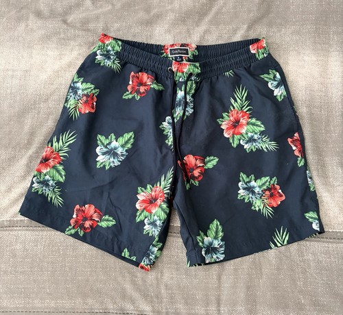 Club room floral navy - navy, swim