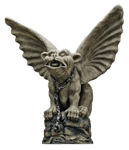 Chained cathedral gargoyle - chained,