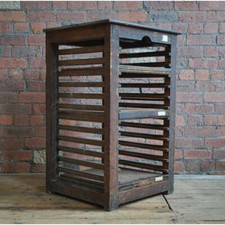 Antique Typsetting Storage Unit - printers storage