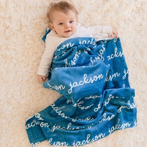 Personalised throw blanket - personalised,